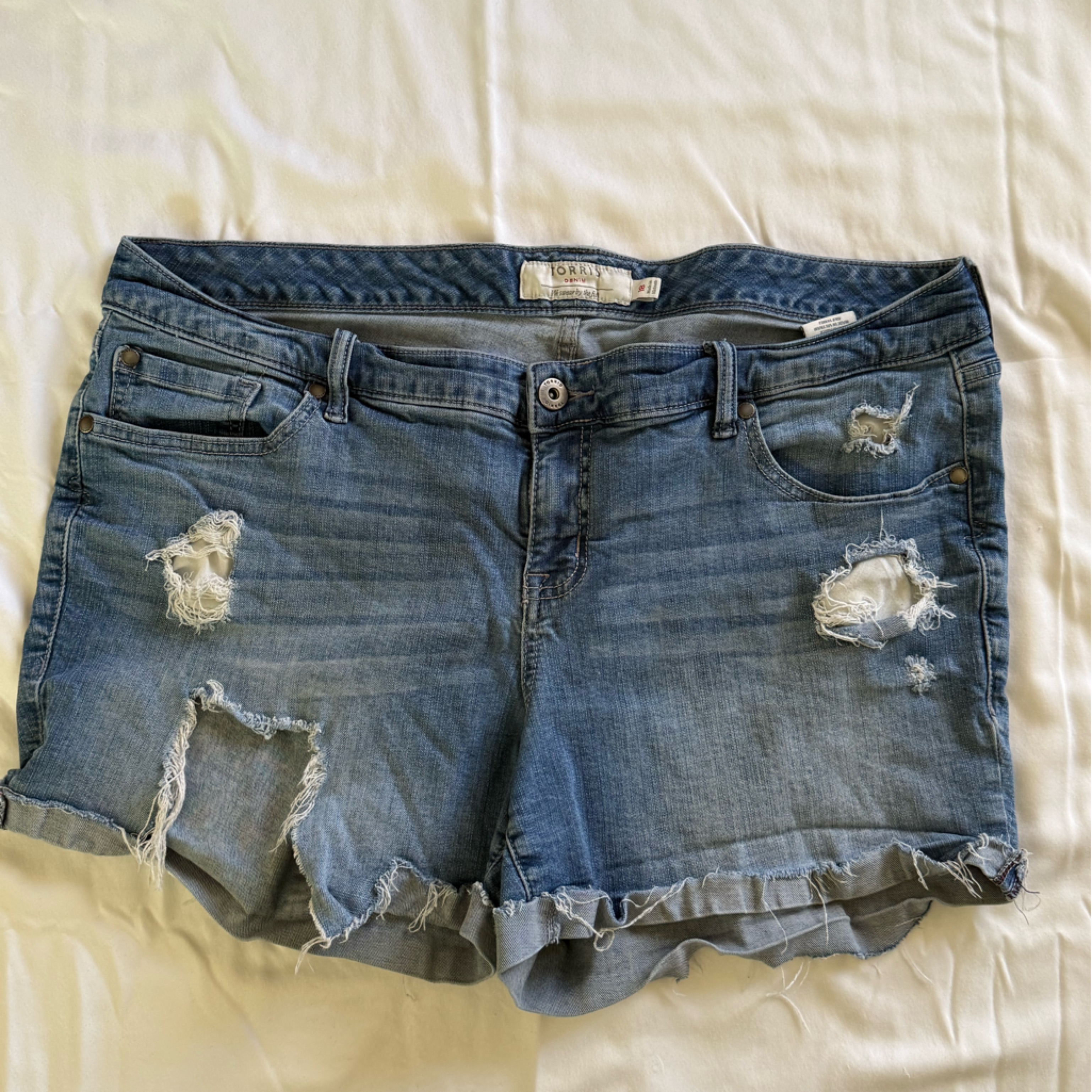 Destroyed Jean Short
